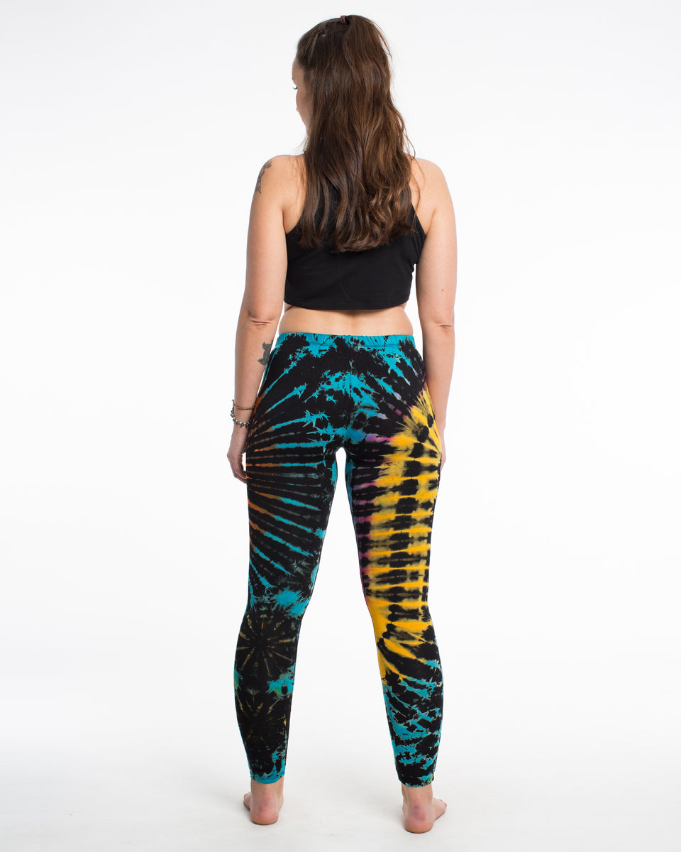 Sure Design Womens Tie Dye Yoga Leggings