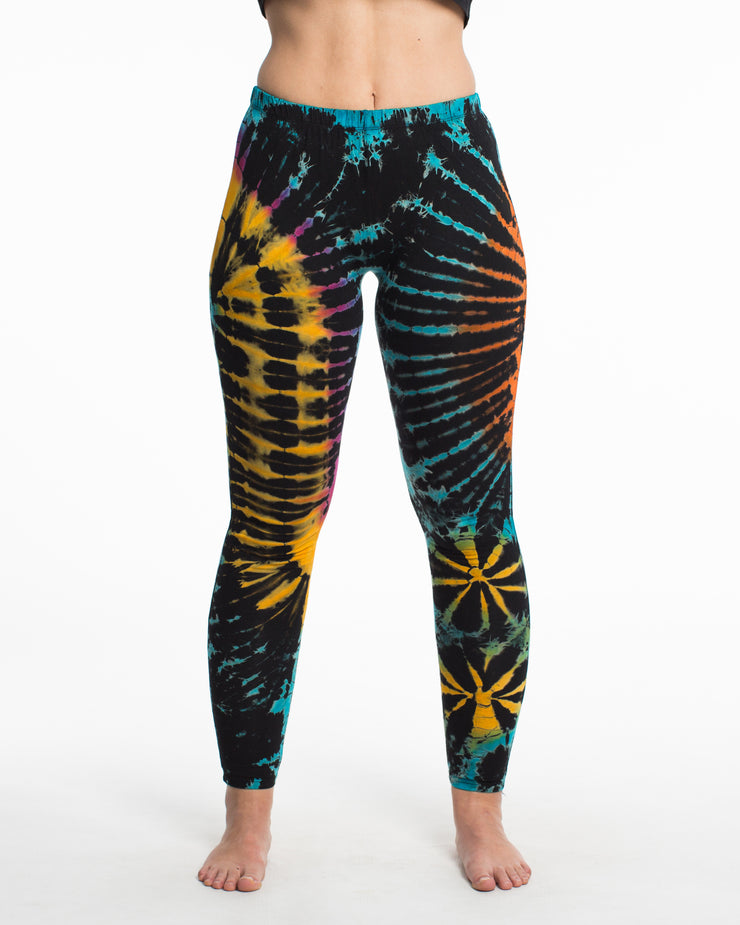 Sure Design Womens Tie Dye Yoga Leggings 1248