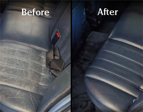 Leather seat restoration step by step/How to use clyde's leather