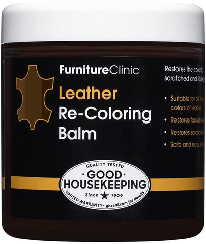 Clyde's™ Leather Recoloring Balm | Non Toxic Leather Color Restorer for  Furniture, Car Seat, Tack | 19 Colors of Restoration Leather Dye | Repair