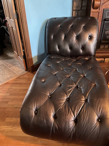 How to Recolor & Restore Tufted Leather Furniture