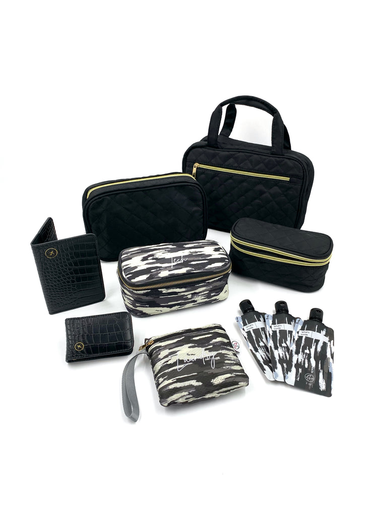 Best Value! Ms. J Travel Trio Our 3-Piece Accessory Set in Black – Ms. Jetsetter