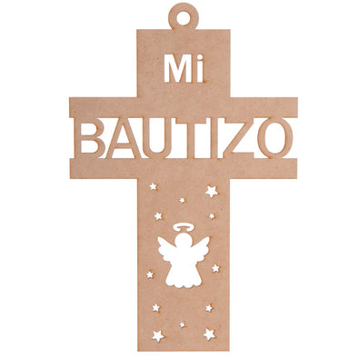 Cuatro Confidencial simpatía Cruz De Madera Mi Bautizo 27x18cm | Fantasias Miguel – Fantasías Miguel