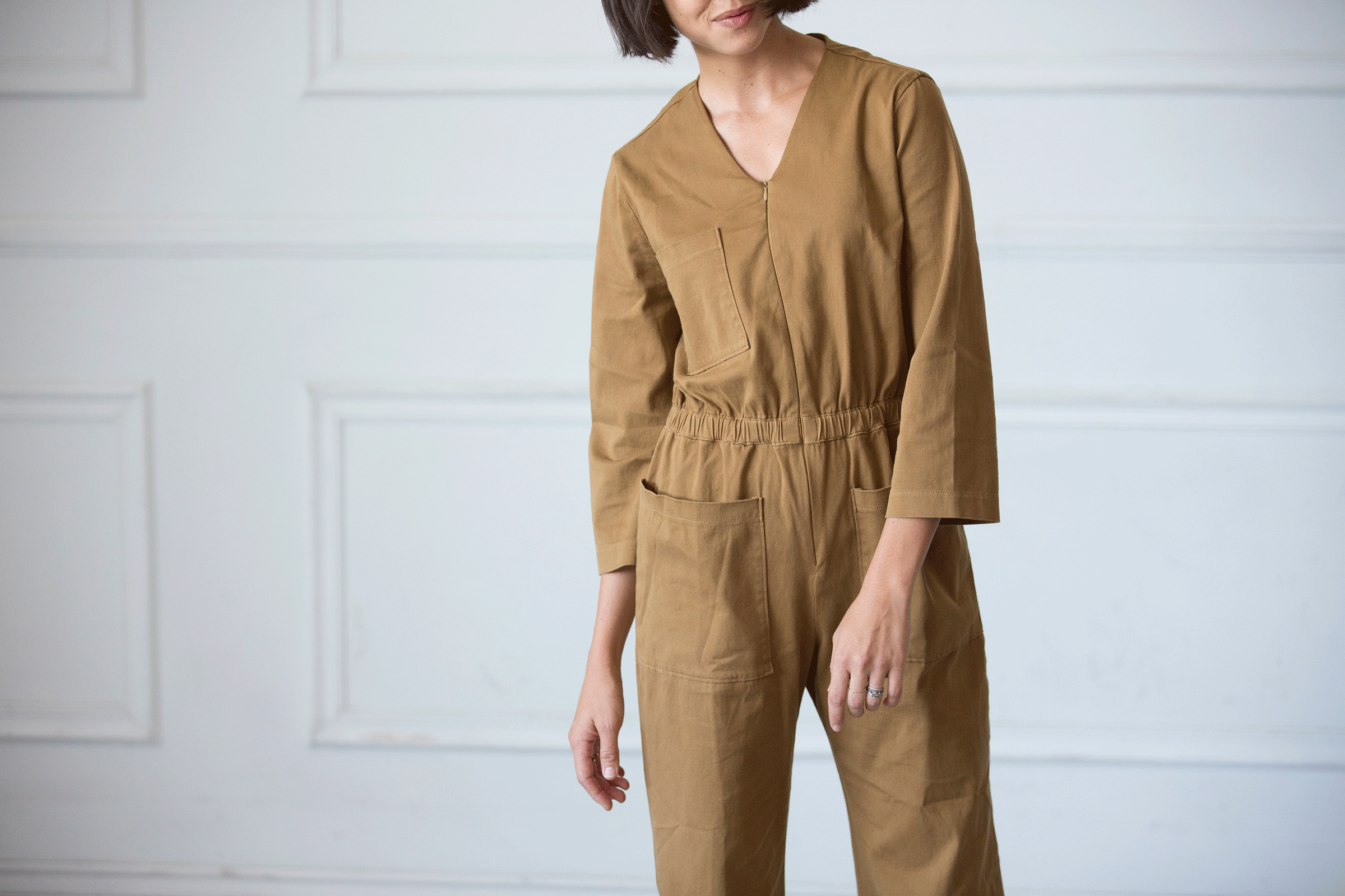 bronze jumpsuit