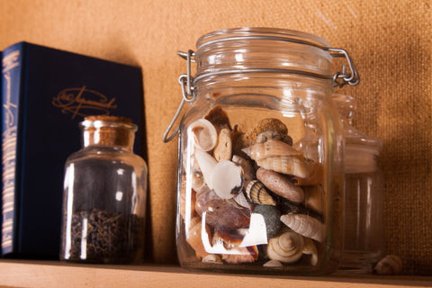 interior design ideas for glass bottles and jars
