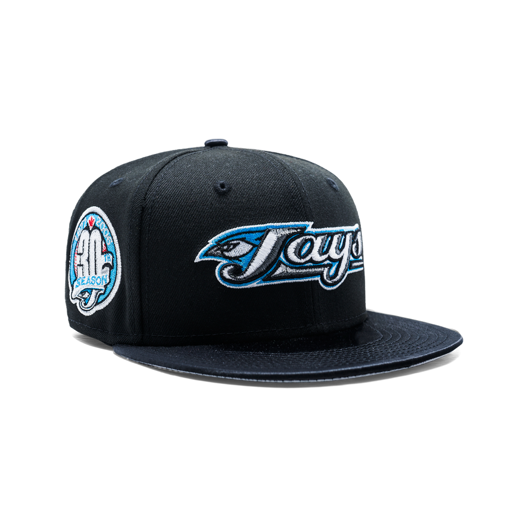 NEW ERA 59FIFTY MLB TORONTO BLUE JAYS 25TH ANNIVERSARY TWO TONE / FRON – FAM