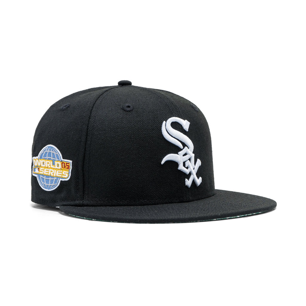 Chicago White Sox 05' World Series Patch 9FIFTY SNAPBACK Green Paisley ...