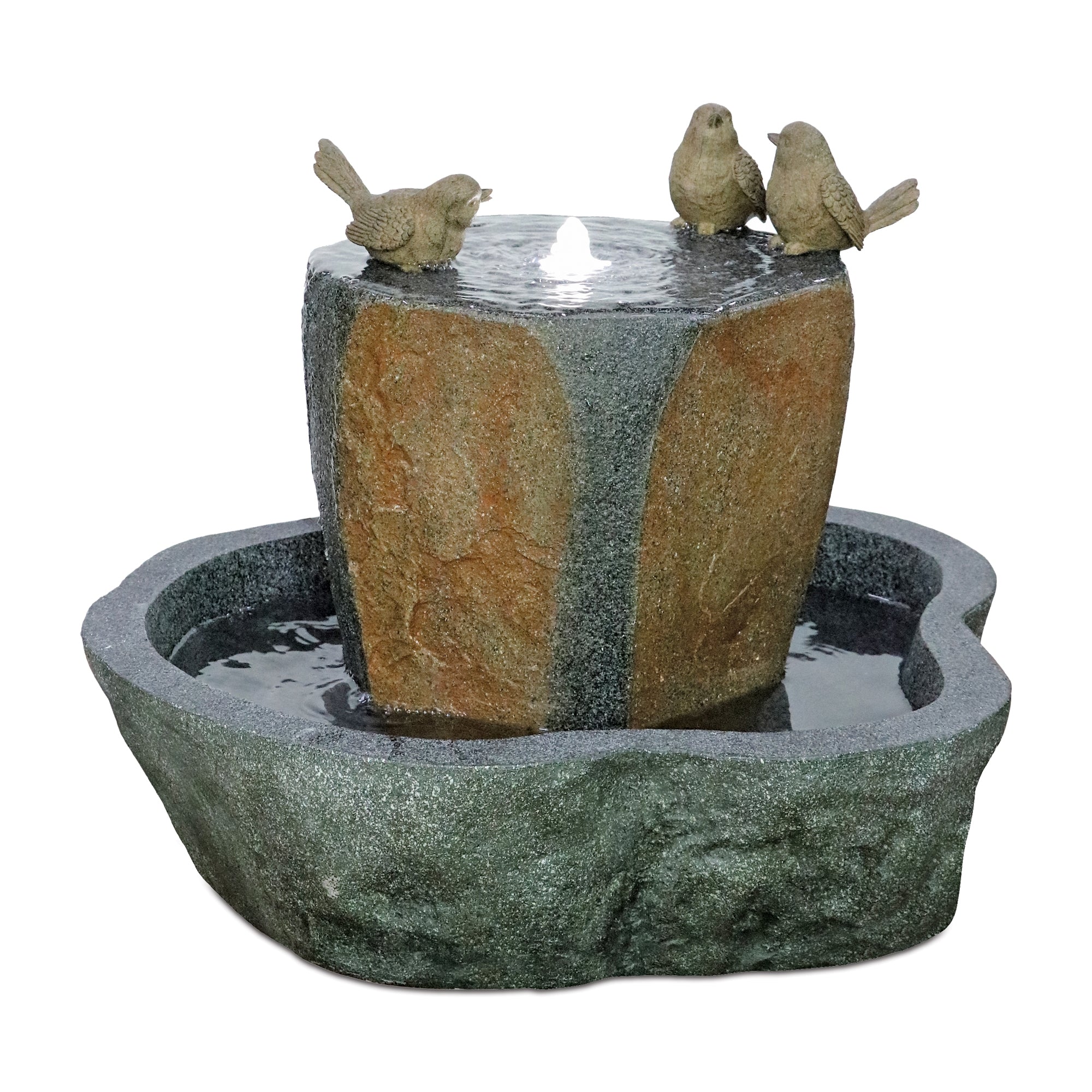 stone bird bath pool fountain 22doutdoor decor 563508