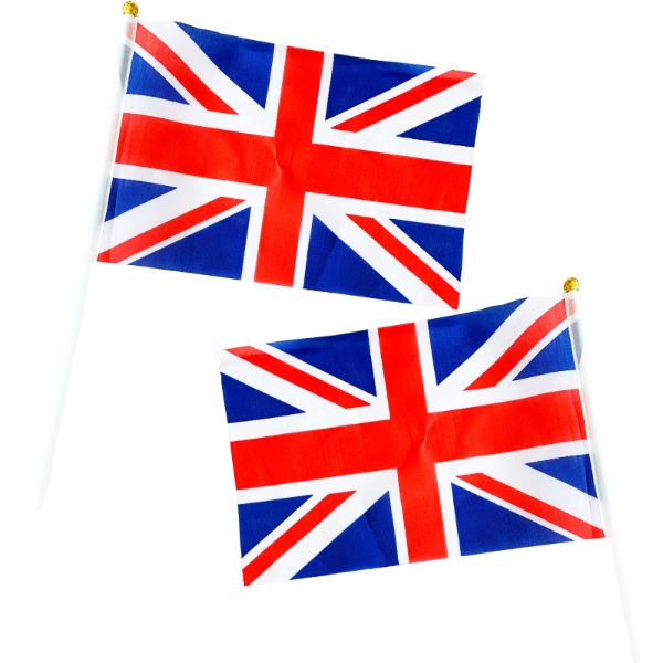 Image of Patriotic British Waving Flags - 15cm x 22cm Wl i ZIN 