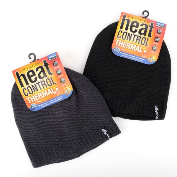Image of Men Adults Heat Control Thermal Knitted Beanie