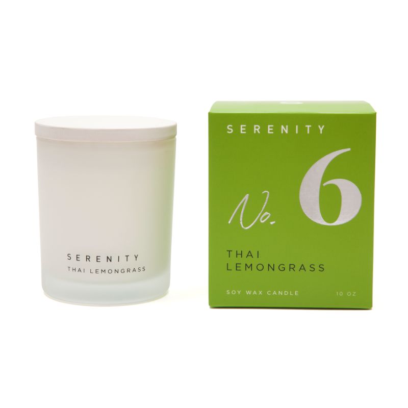 Image of Serenity No.6 Thai Lemongrass Soy Wax Candle - 283g SERENITY 