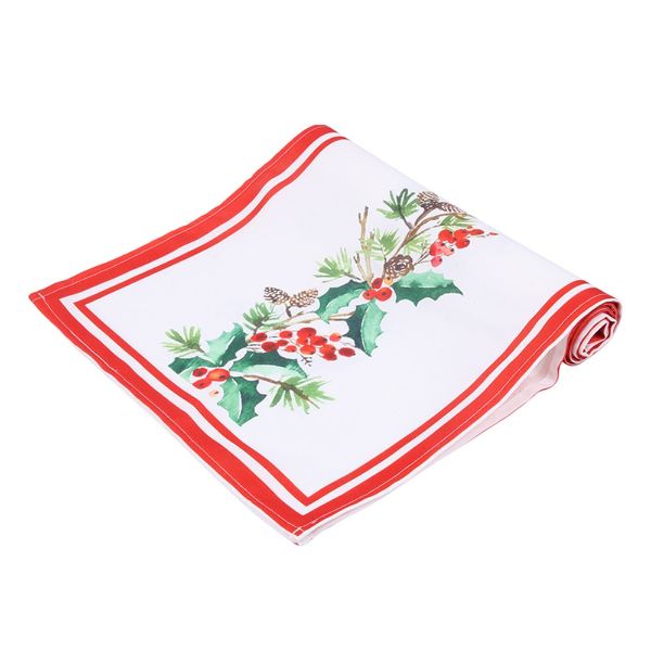 Image of Holly Berry Table Runner - 33cm x 180cm