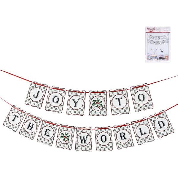 Image of Joy To The World Banner - 15cm x 22cm