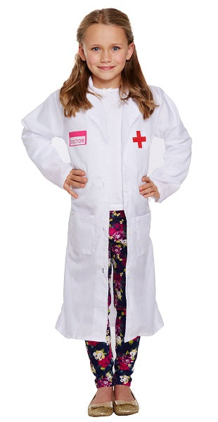 Image of Girls Doctor Specialist Coat Costume