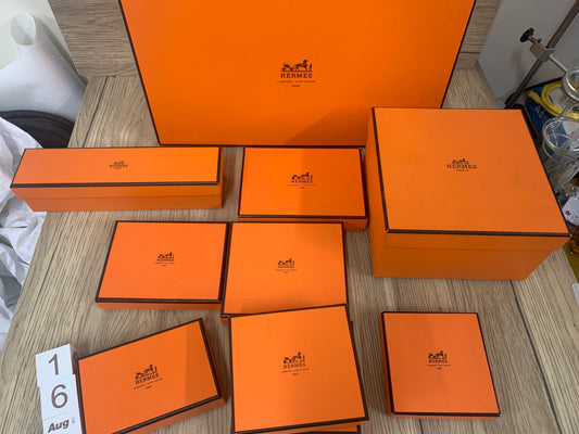 Hermes orange box, storage Jewellery trinket box, Gift box ideas