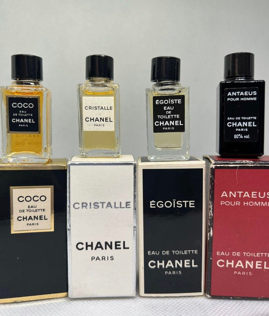 Mixed Lot Of Mini Perfume Bottles, Various Levels, 20th Century