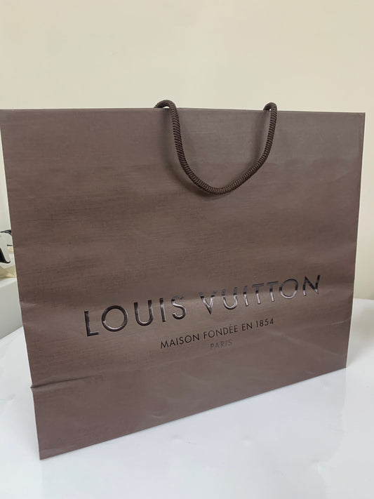 Authentic Large Louis Vuitton Paper Bag