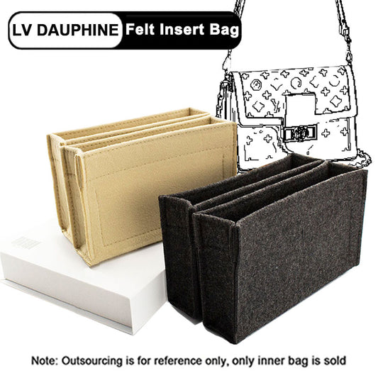 EverToner Felt Purse Insert Handbag For LV Neverfull Organizer Bag