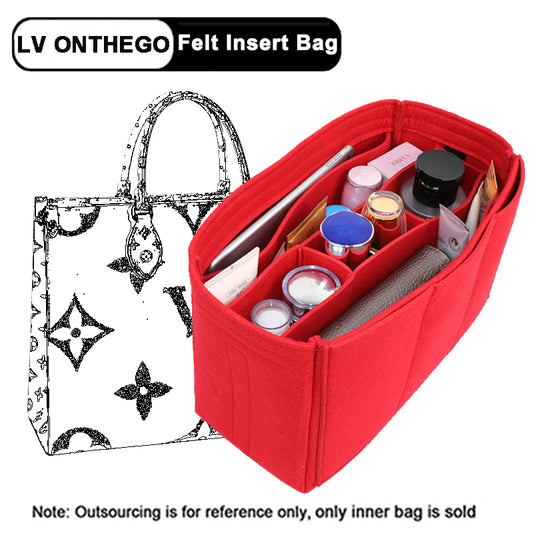 EverToner Felt Purse Insert Handbag For LV Neverfull Organizer Bag