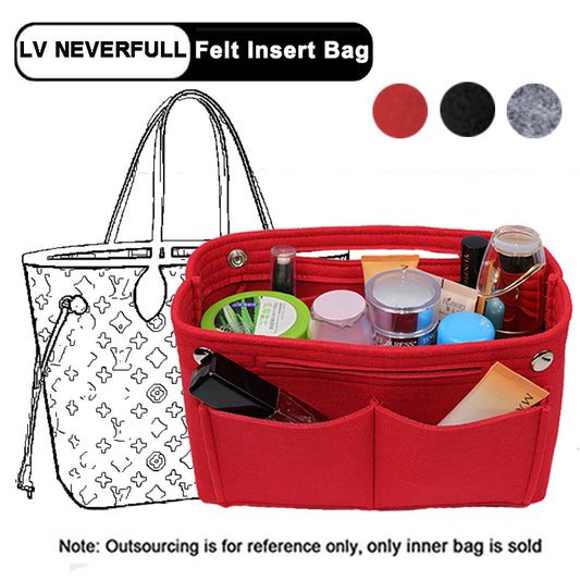EverToner Felt Insert Bag Organizer Fit For LV LOOP Bag Women's