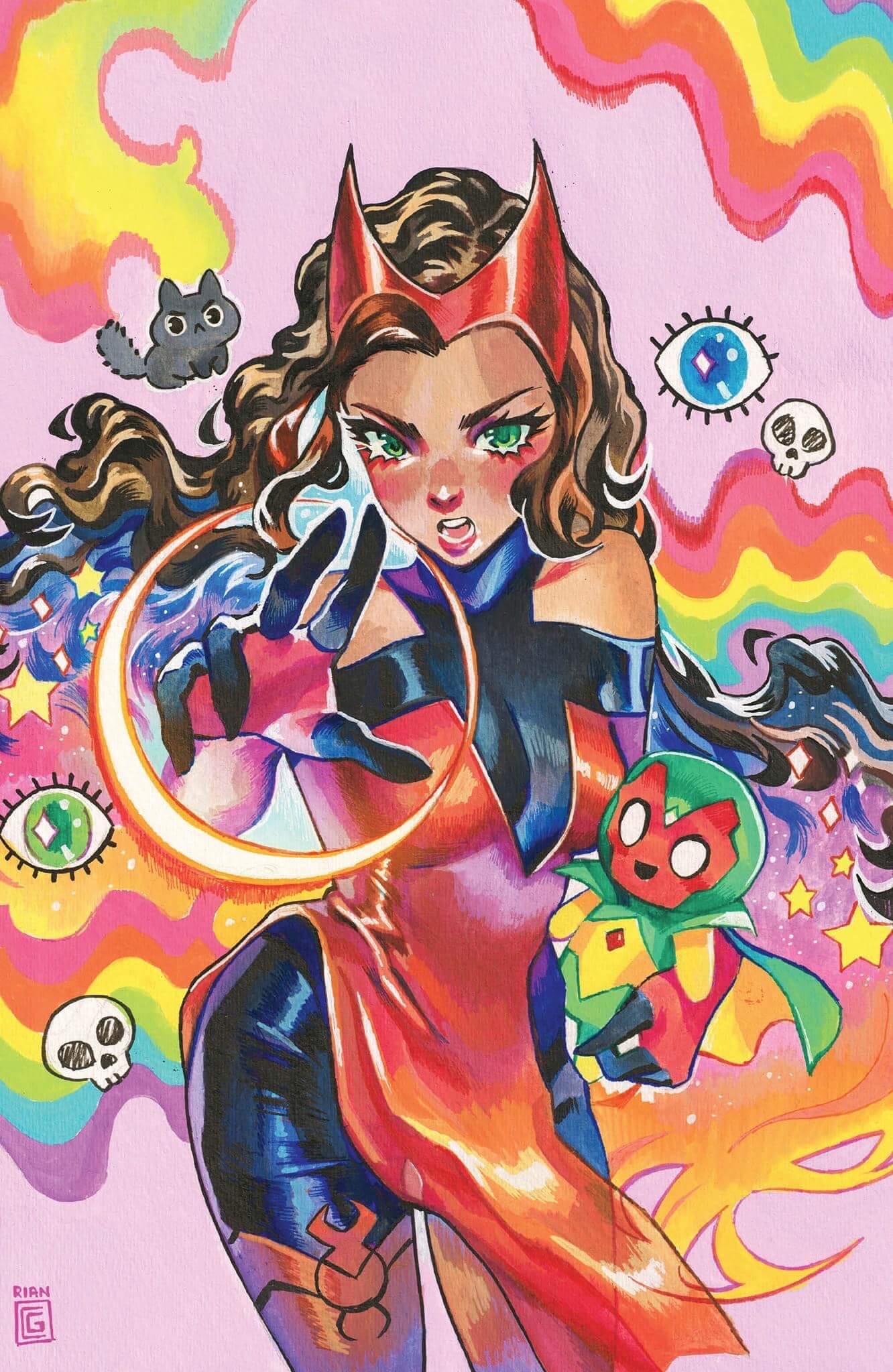 Avengers #1 Rian Gonzales Exclusive Cover Art