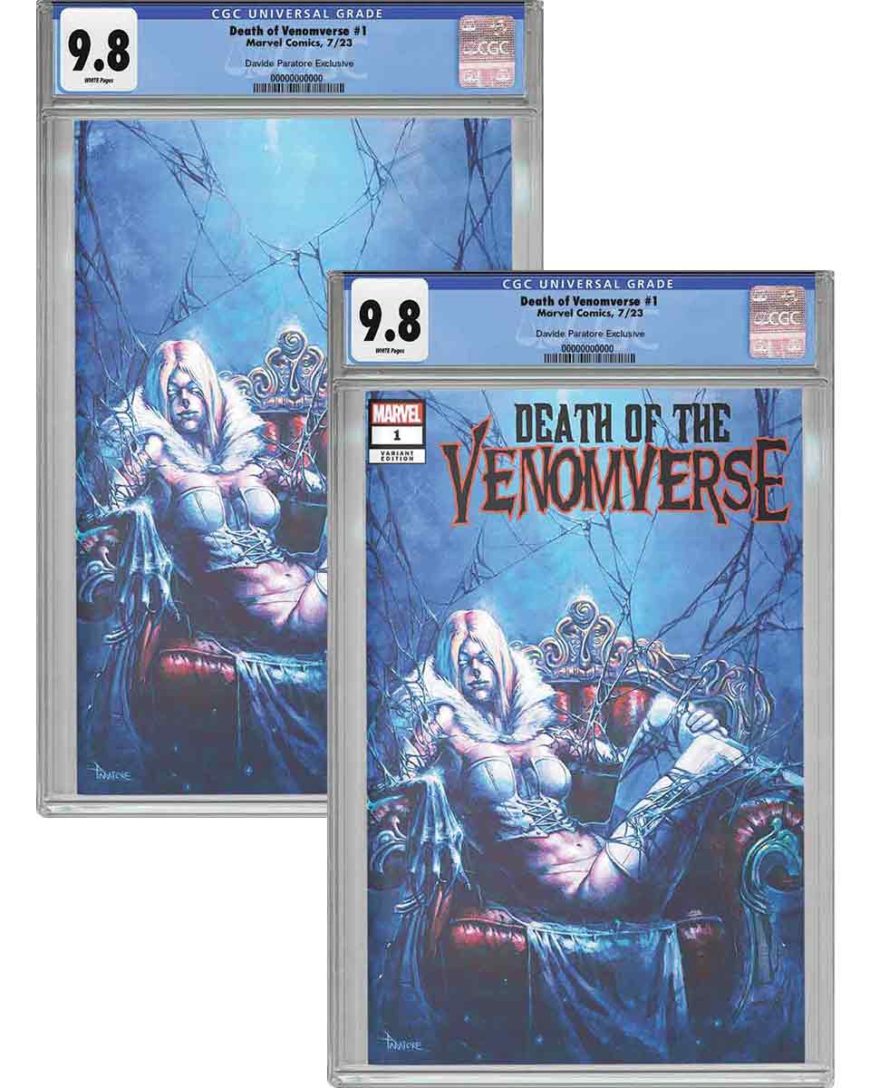 Image of Death of Venomverse #1 Davide Paratore Exclusive CGC 9.8