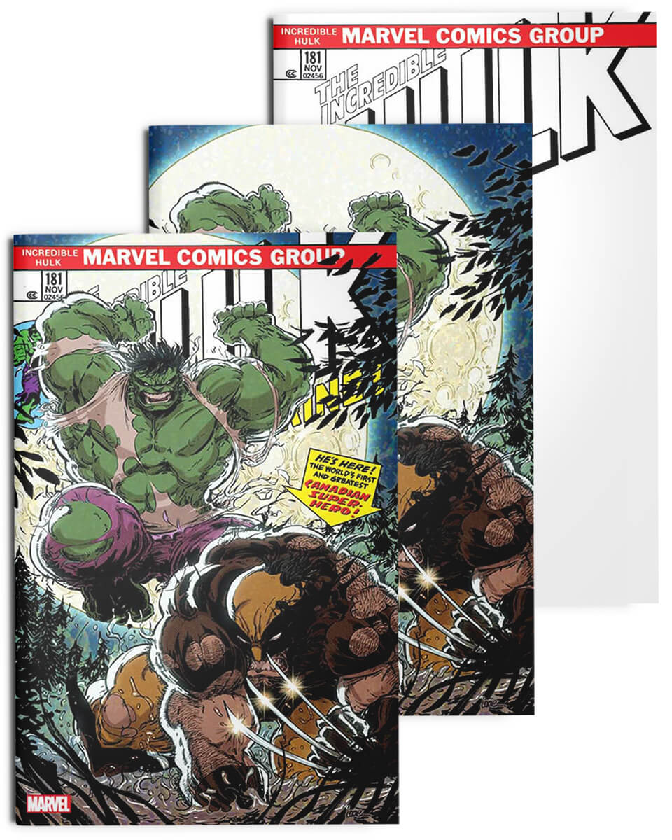 Image of Incredible Hulk #181 Facsimile Edition Kaare Andrews & Blank Sketch Exclusives