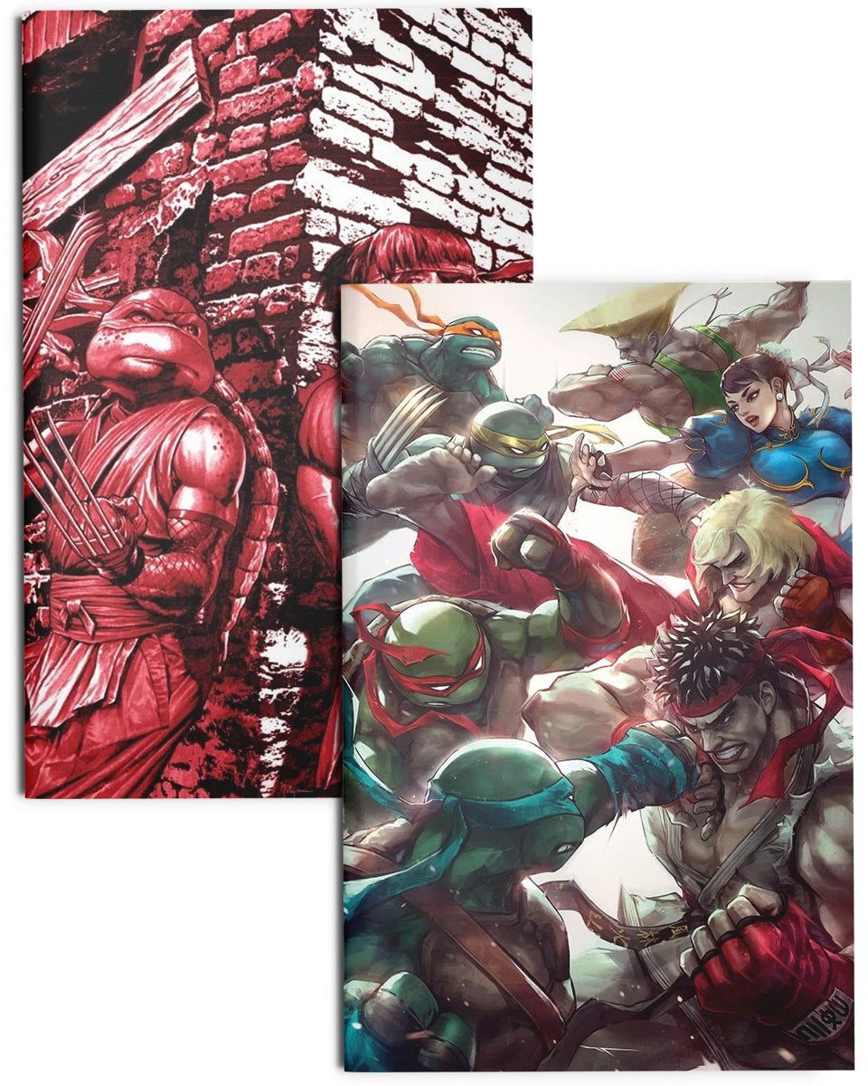 Image of TMNT vs Street Fighter #1 Exclusives