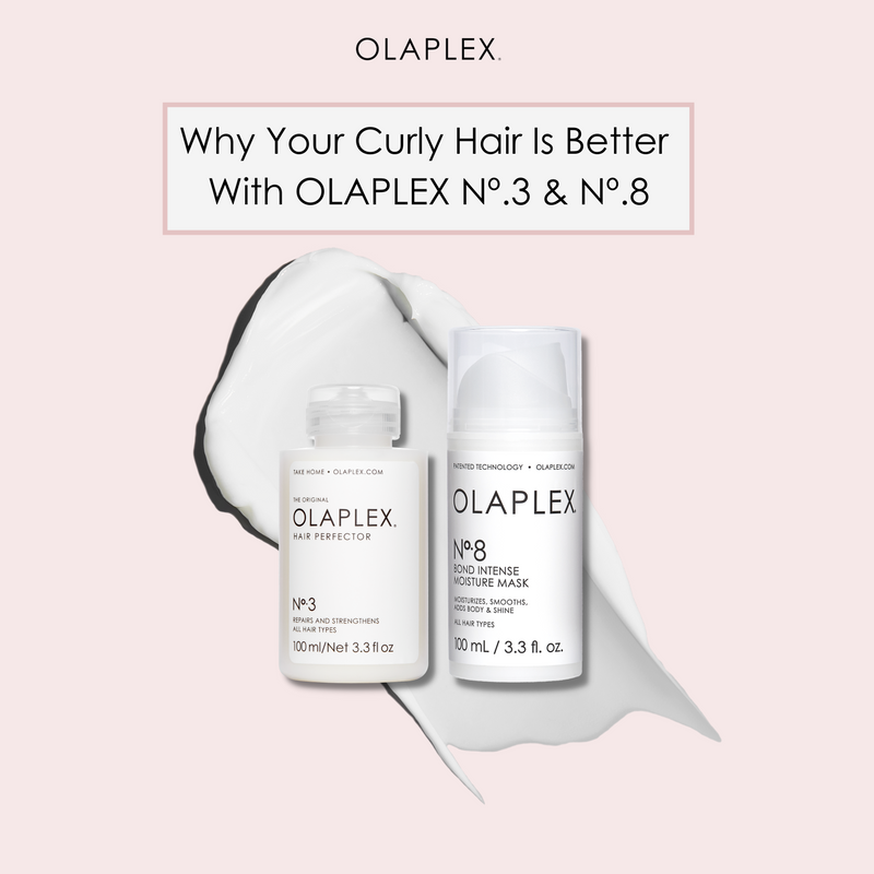 Why Your Curly Hair Is Better With OLAPLEX Nº.3 & Nº.8 - OLAPLEX Inc.