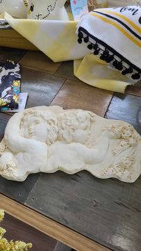 Frugal Finds- Cherub Angel Wall Plaque