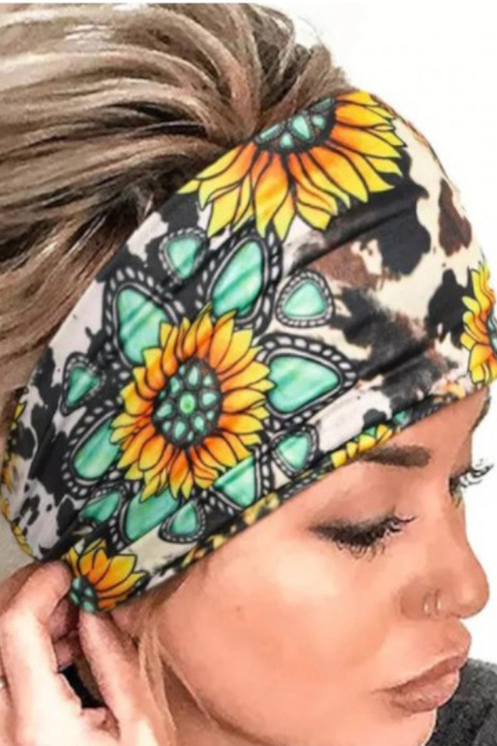 Sunflower hairwrap