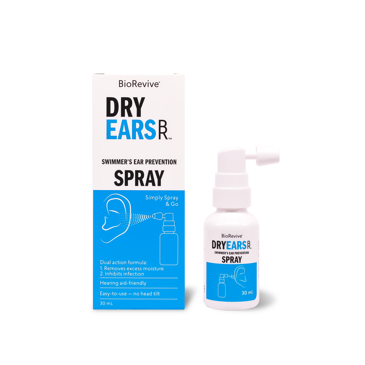 Dry Ears Swimmer's Ear Prevention Spray 30ml – BioRevive