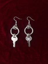 Load image into Gallery viewer, The Minerva Key Earrings
