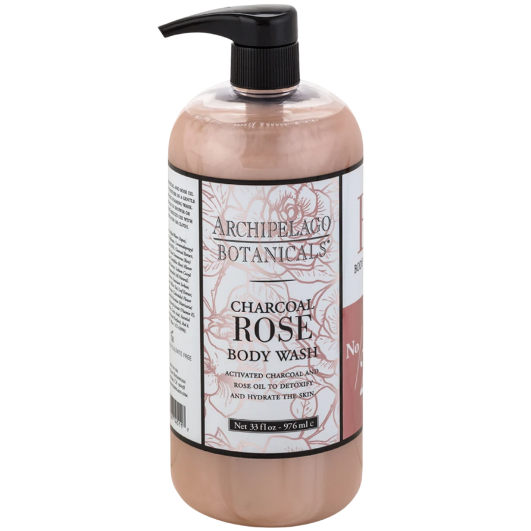 Charcoal Rose Body Wash 33oz