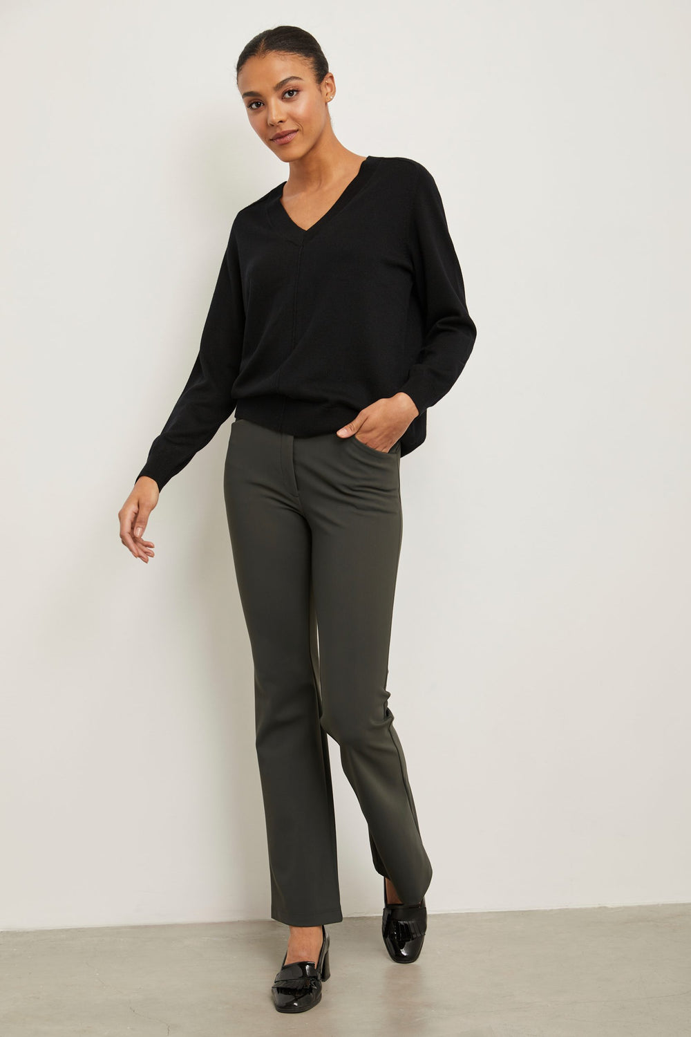 Sport Chic pant with elastic cuff | TRISTAN Canada