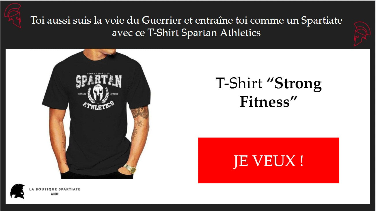 t-shirt spartiate strong fitness