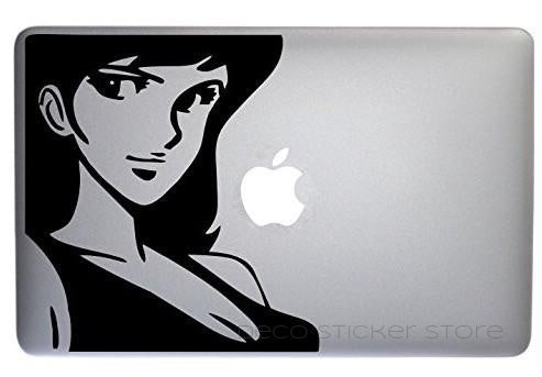Sticker autocollant MacBook fille Deco Sticker Store