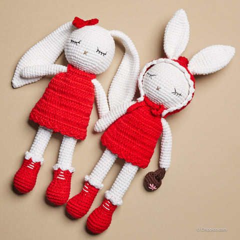 Chippi & Co. Bunny toy bunny doll Valentine gift, gift for couple