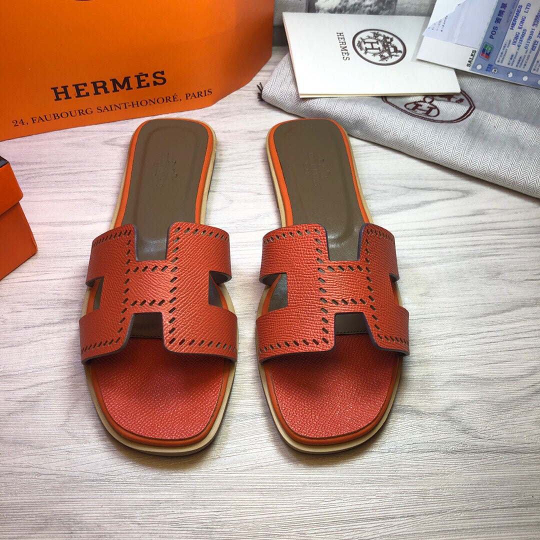 hermes slippers women