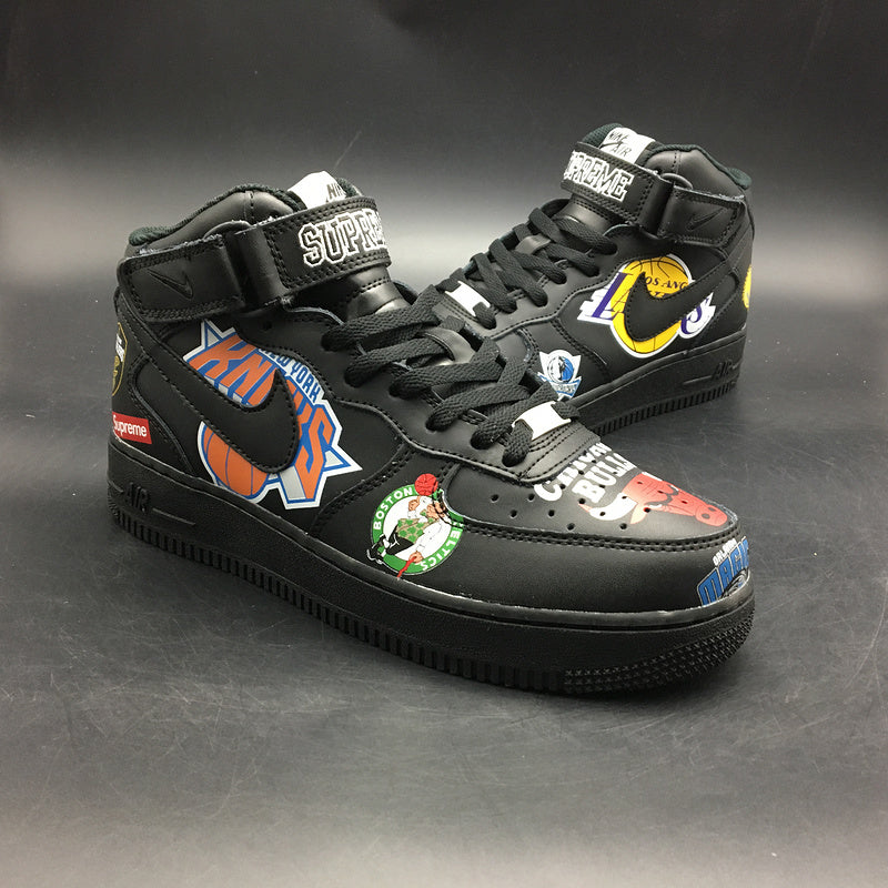 air force 1 supreme nba black