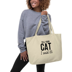 Cat Hi Tote Bag
