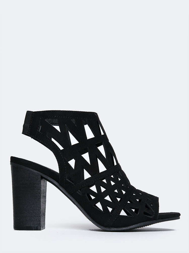 Riviera Laser Cut Booties | ZOOSHOO