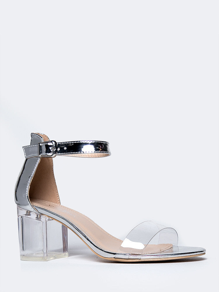 Low Heel Chunky Lucite Heel – ZOOSHOO