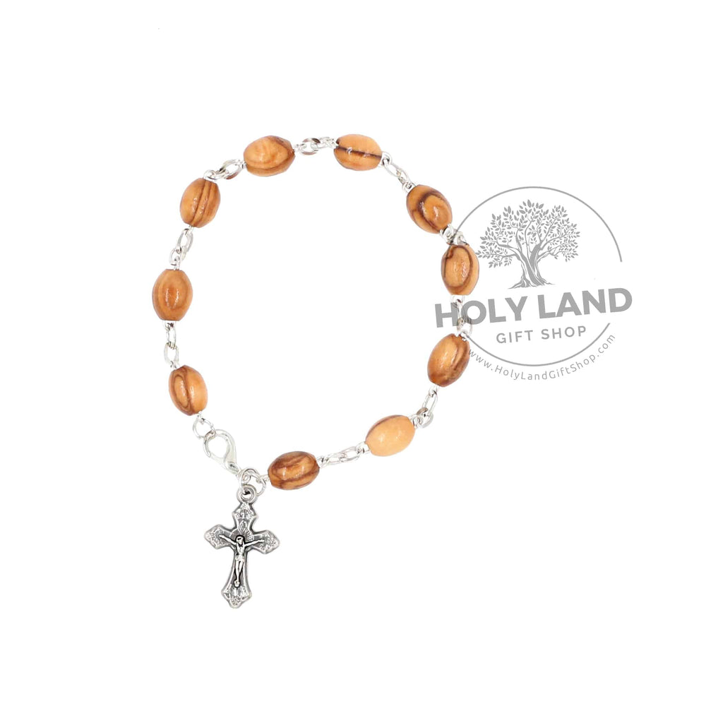 Brass Olive Wood Rosary - Sisters of Carmel