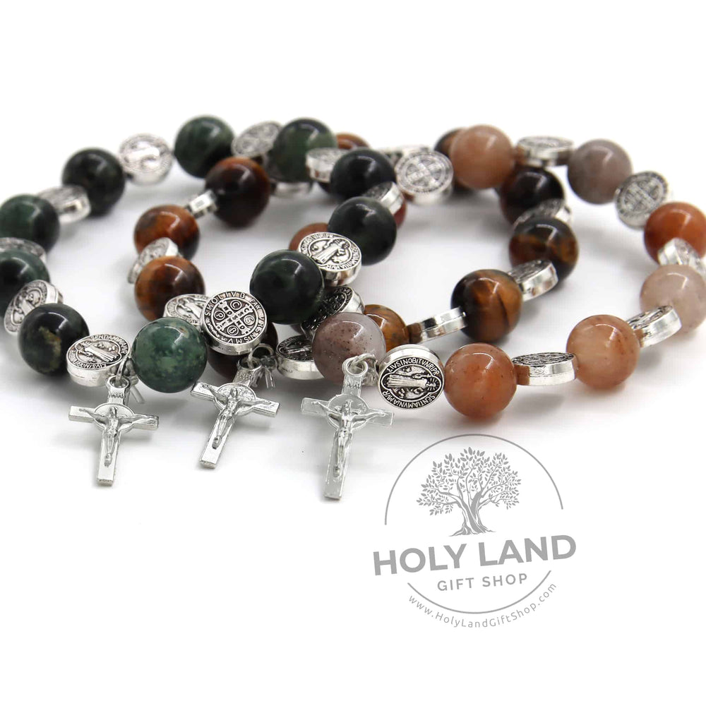 Fire Agate Rosary Bracelet – Perpetual Grace Designs