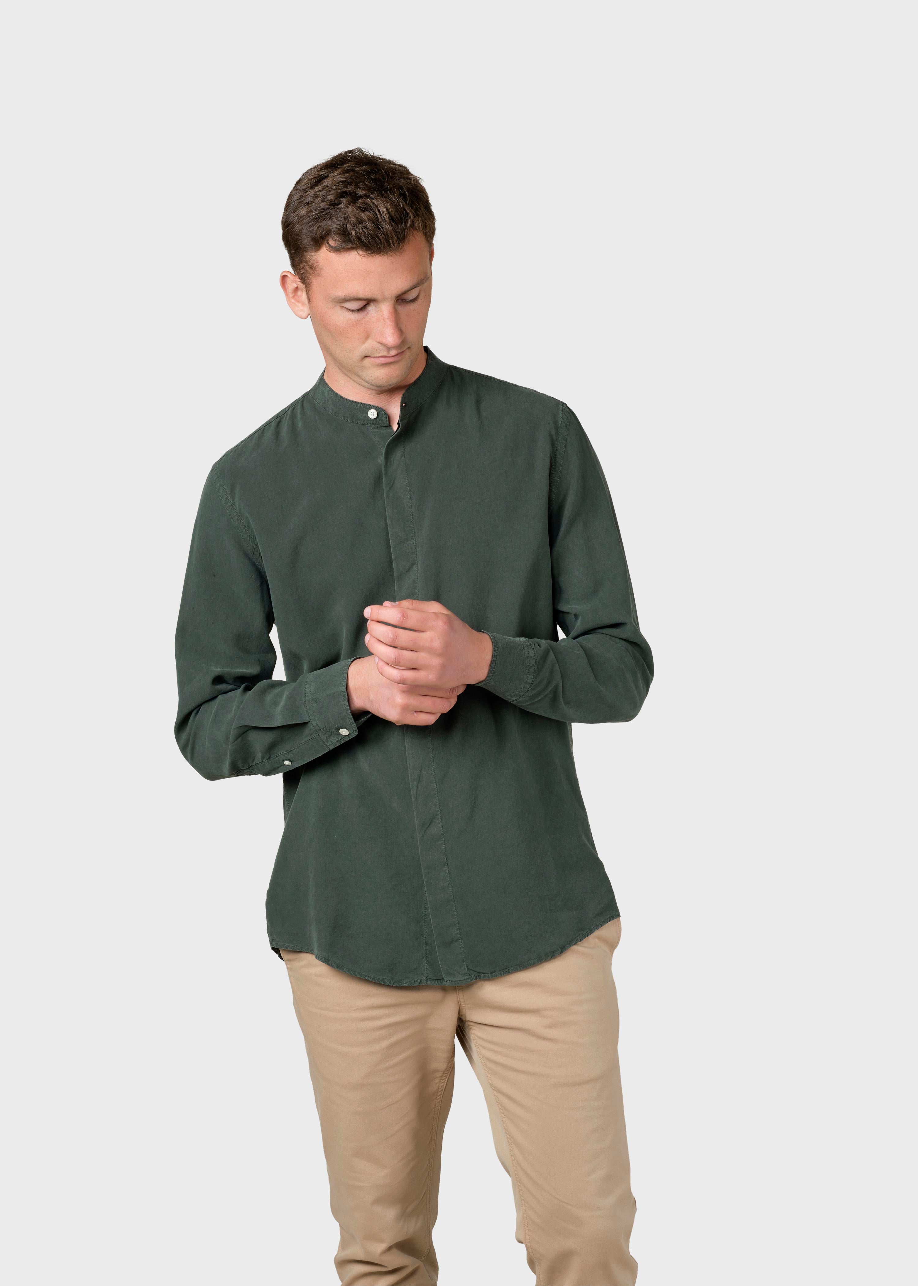 Billede af Klitmøller Collective - Simon lyocell shirt - Olive - XXXL