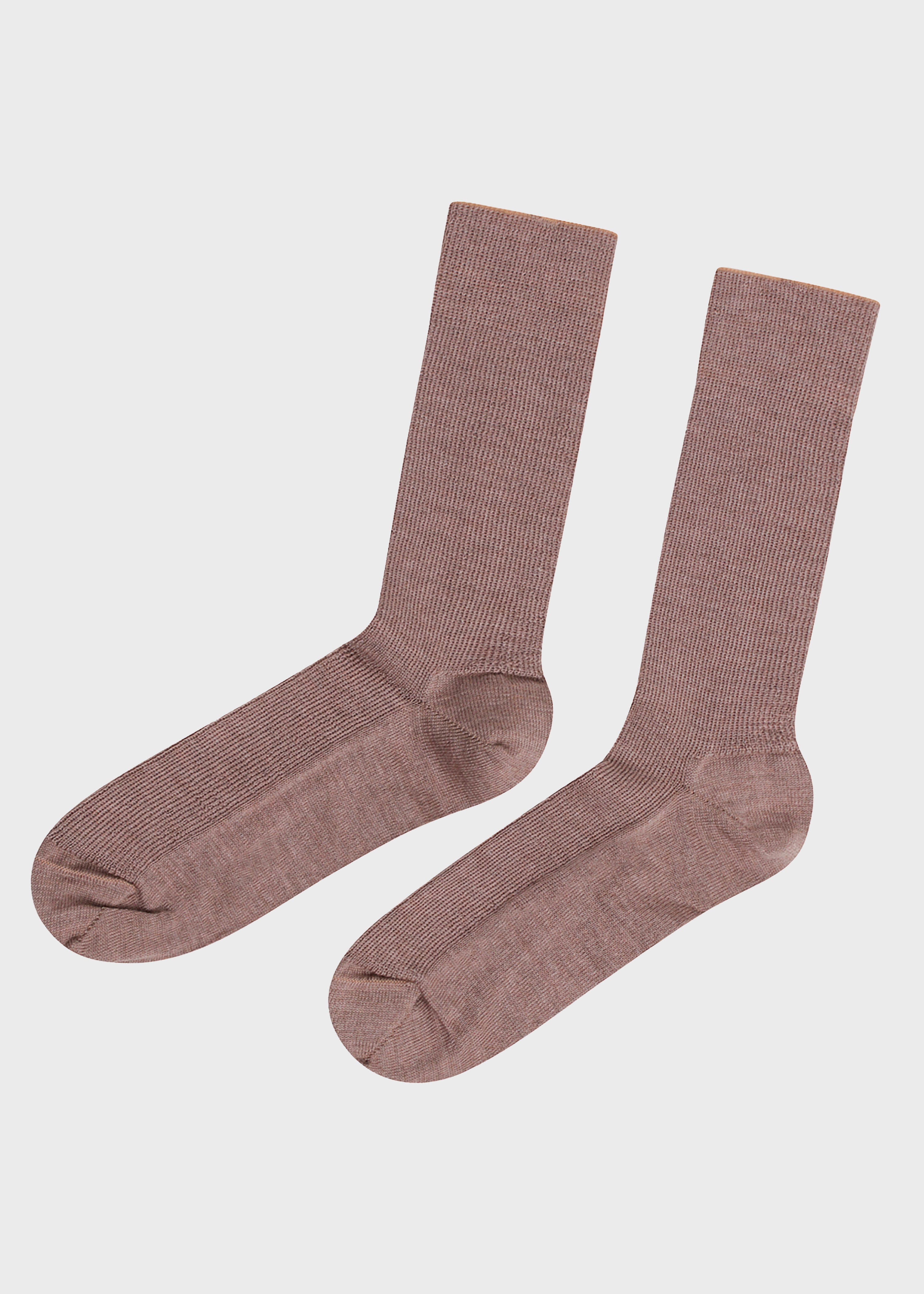 Billede af Klitmøller Collective - Light merino sock - Sand - 35-38