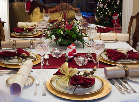 holiday table setting