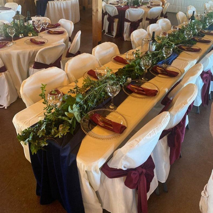 Chocolate Brown Pintuck Chair Sashes – Your Wedding Linen