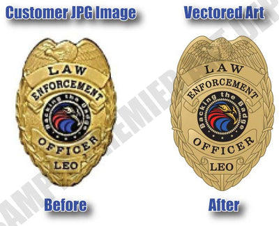 Vector logo service example